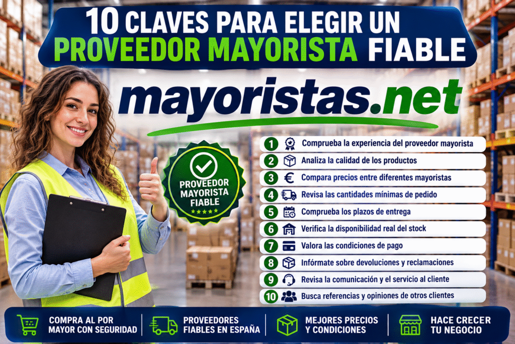 10 claves para elegir un proveedor mayorista fiable