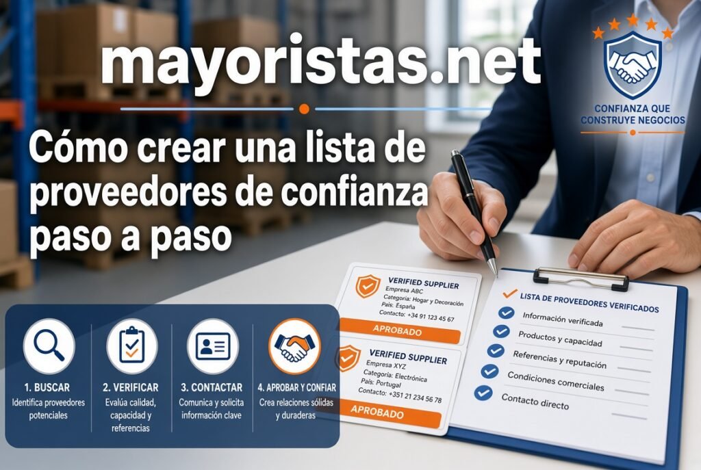 Cómo crear una lista de proveedores de confianza paso a paso
