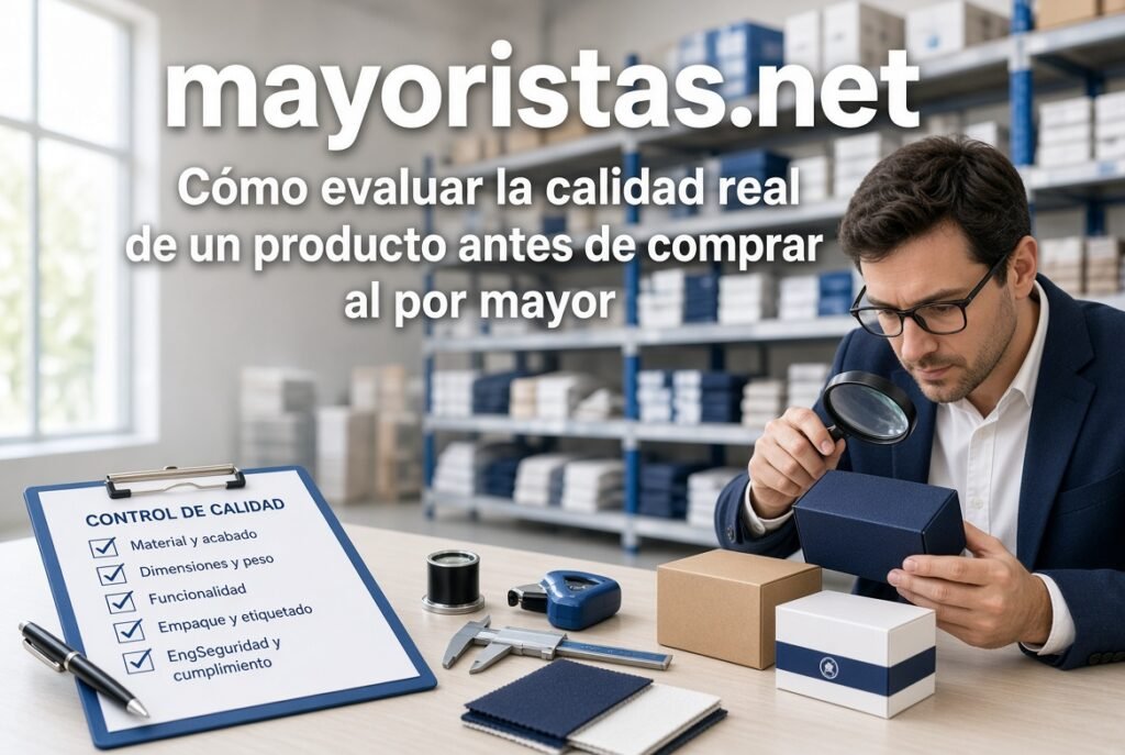 Cómo evaluar la calidad real de un producto antes de comprar al por mayor
