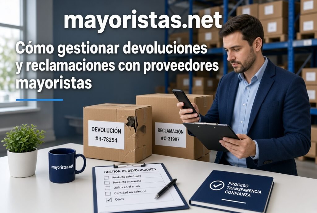 Cómo gestionar devoluciones y reclamaciones con proveedores mayoristas