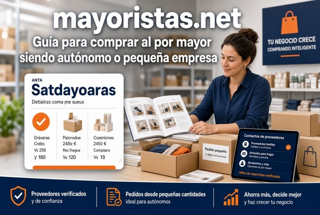 Guía para comprar al por mayor siendo autónomo o pequeña empresa