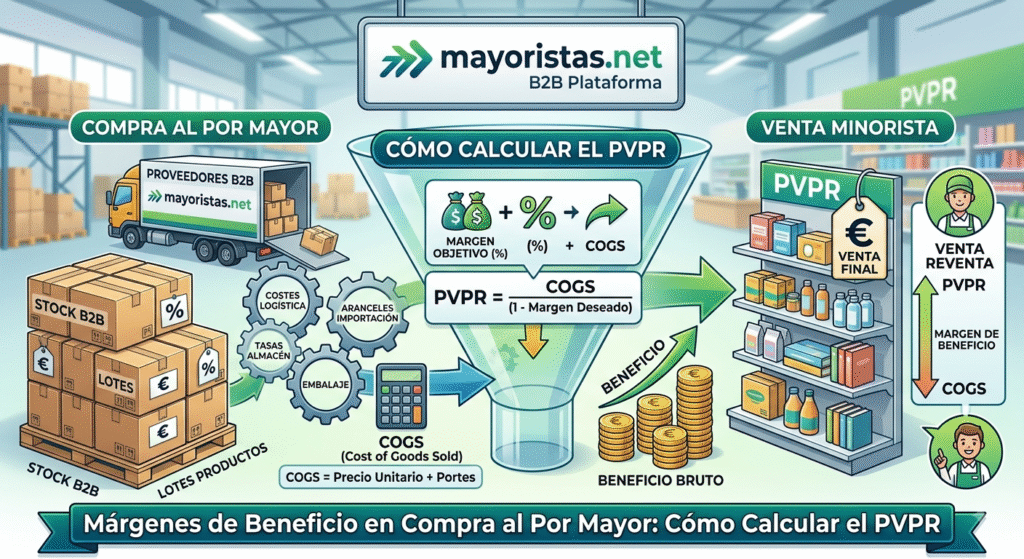 Márgenes de Beneficio en Compra al Por Mayor Cómo Calcular el PVPR