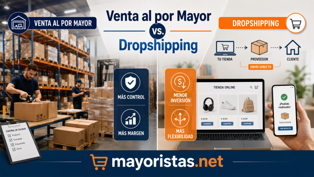 Venta al por Mayor vs. Dropshipping